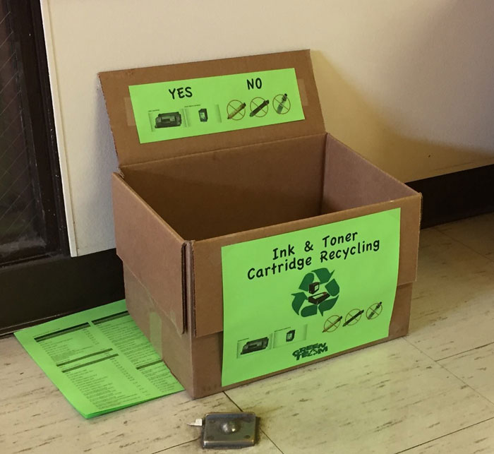 Ink & Toner Recycling Program Madrona Bear Facts