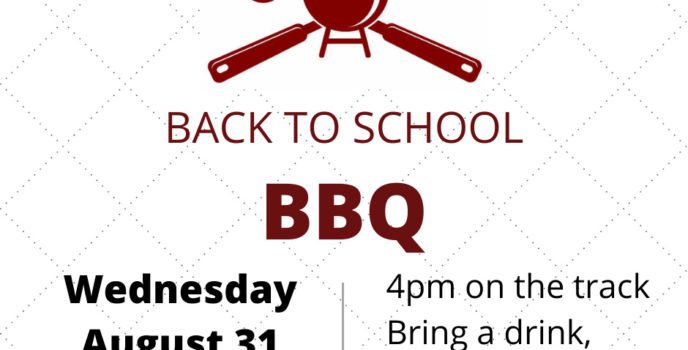 back to school BBQ graphic